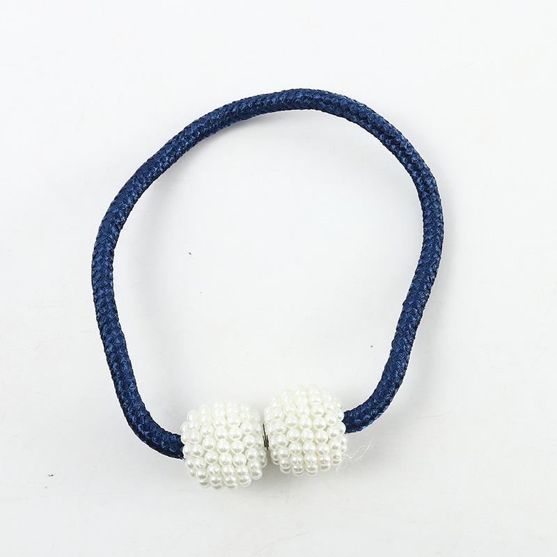 Pearl Magnetic Curtains with Buckles Modern Window Curtains Magnetic Tie Holder Clips Holders Curtain Belt Accessories