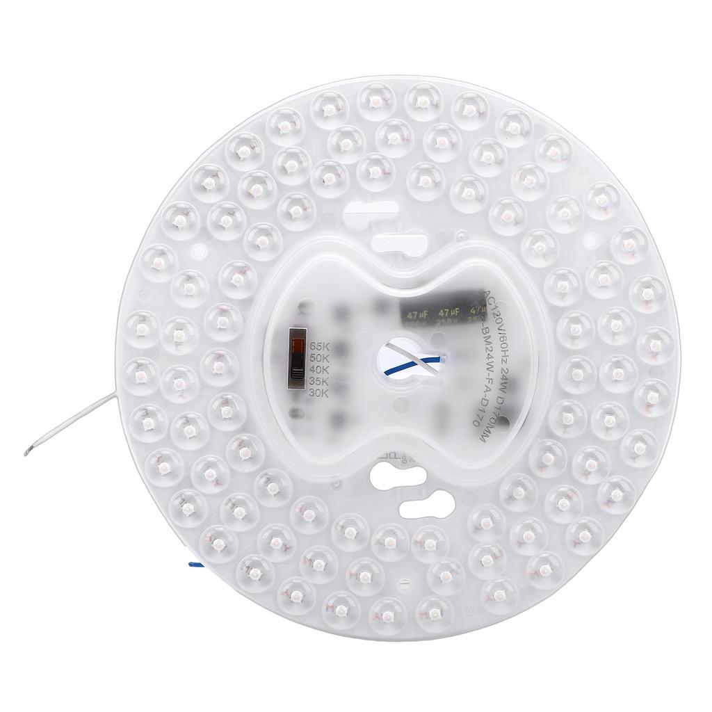 6.6in LED Ceiling Fan Light Retrofit Panel 24W Ceiling Light Replacement Board 5CCT 3000K 3500K 4000K 5000K 6500K