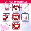 Jaysuing Dental Oral Teeth Gems Crystal Tooth Ornaments Jewelry Clear Color Teeth Decoration Tooth Tool
