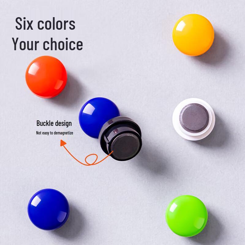 

Deli 15mm Spherical Whiteboard Magnetic Pushpins (12-Pack)