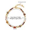 Maillard handmade old money wind tiger's eye stone beaded necklace high-end light luxury original design autumn and winter sweater chain