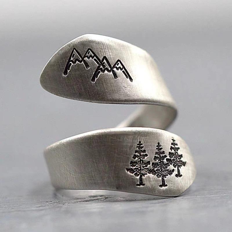 Handmade Mountain and Forest Rings · Tibetan Vintage Rings