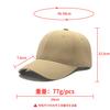 Solid Baseball Cap Men's Women's Casual Simple Snpaback Cotton Hats Sun Protection Visor Hat