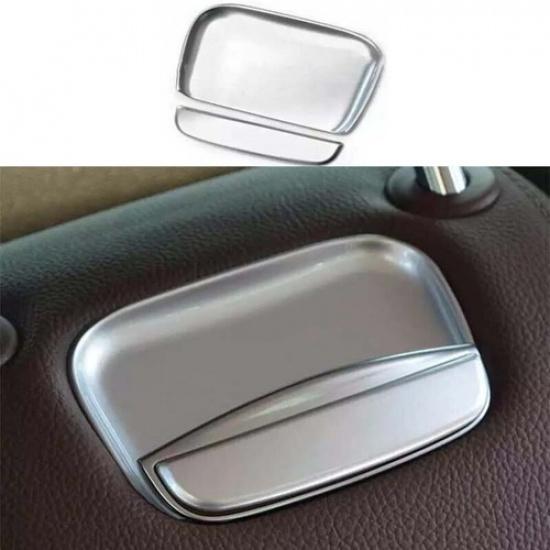 Car Inner Rear Seat Handle 16-21 Cover Trim Matte Sliver For Benz E-Class W213