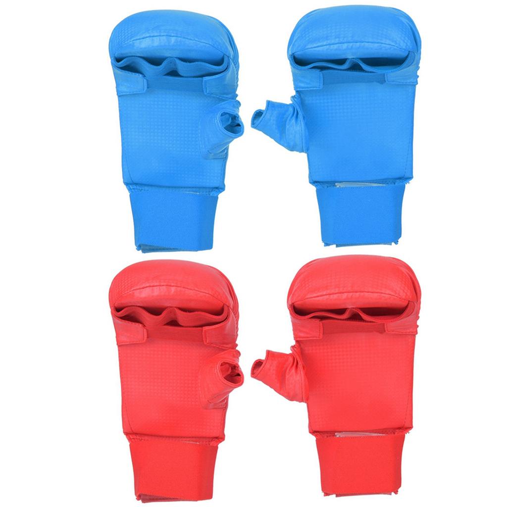 Rękawice Karate Para Rękawic Bokserskich Ochraniacz Dłoni Karate z Ochraniaczem na Kciuk do Sportów Walki Gry Treningowe