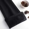 Petite High-Waist Fleece-Lined Micro-Flare Bell-Bottom Pants - Slimming Winter Casual Pants