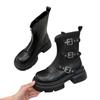 2025 Autumn and Winter New Martin Boots Women's Heightening Fashion Versatile Knight Boots Medium Boots British Style Platform Short Boots