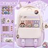 School Bag for Primary School Students, Large-capacity Burden Reduction and Decompression Backpack--grade Cartoon Spine Protection Backpack