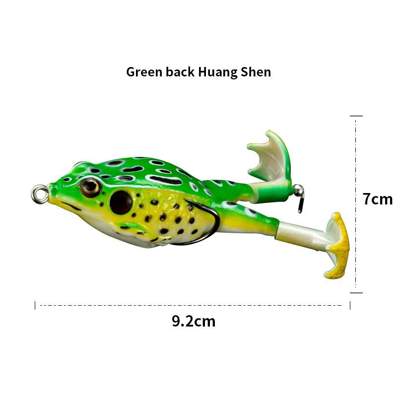 Propeller Frog Soft Bait Swimbait Lures - Lifelike Swimming Action, Durable Construction