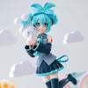 Anime Hatsune Miku Sitting and Standing Character Yulin Dog Cute Collection PVC Model Car Decoration Desktop Ornaments