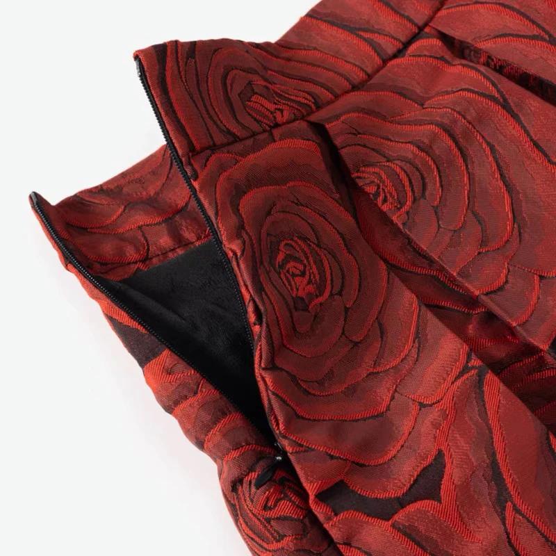 Skirt for Women Casual Printed Versatile Elastic High Waist Long Loose Trousers Stretchy Slim Skirt