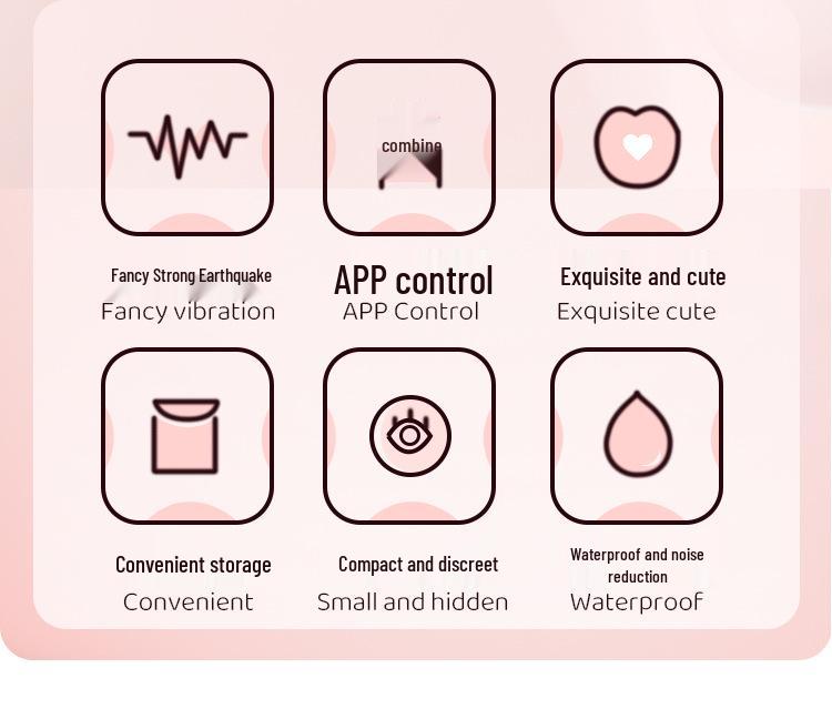 ROSELEX Mi Wearable Vibrator: App-Controlled Multifunctional Vibration Bullet for Adults