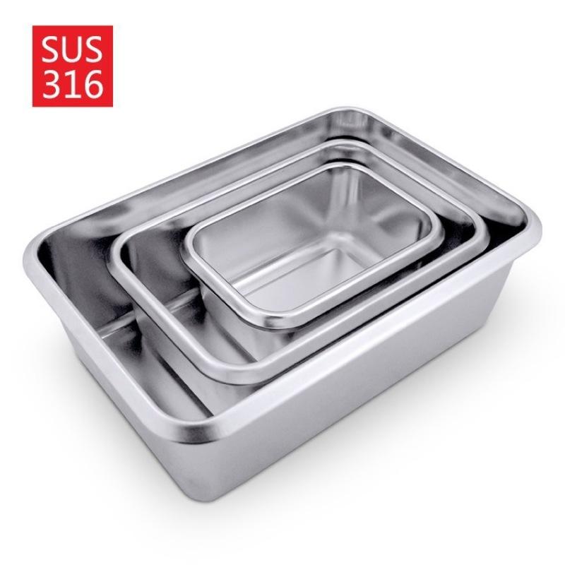 Edelstahl-Lunchbox, Lebensmittel-Bento-Aufbewahrungsbehälter, Crisper mit Deckel
