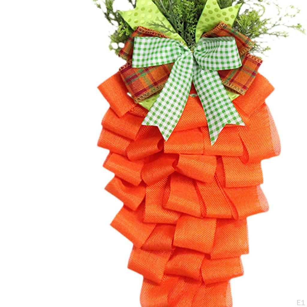 Girlanda Velikonoční mrkvový věnec na vchodové dveře Dárky Venkovní Umělá nástěnná závěsná ozdoba