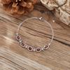 Natural Gemstone Bracelet Women - Garnet Topaz Peridot Amethyst Citrine Jewelry