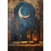 Eid Mubarak Decor Painting Wall Decoration Vanvas Poster Ramadan Print Bedroom Living Room Corridor Decoration Ramadan Gift