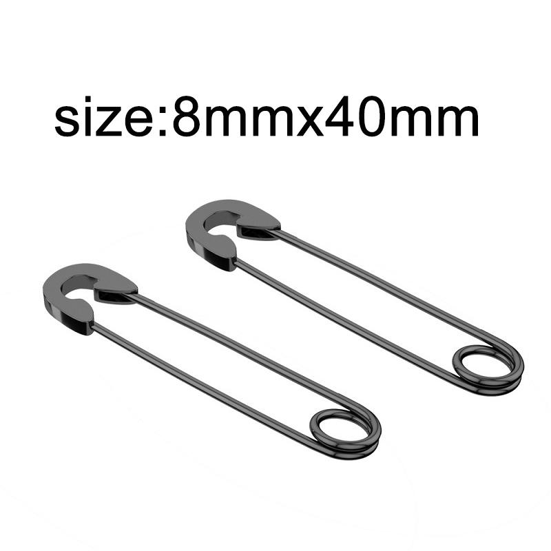 1 Pair Gothic Black Steel-Color Funny Screw Back Stud Earrings For Men/Women Round Ball Spike Cone Tip Stainless Steel Jewelry