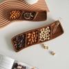 Multiple Compartment Storage Tray Made of Bamboos for Snacks Organization Prevents Flavor Mixing Stylish Irregular Color Pattern