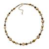 Handmade Necklace Beaded Sweater Chain Vintage Caramel Necklace  Jewelry Gift