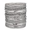 Geometrisches Reifen-Manschettenarmbänder-Set Mit Galvanisierter Oberfläche Für Männer Und Frauen Sommer 2025