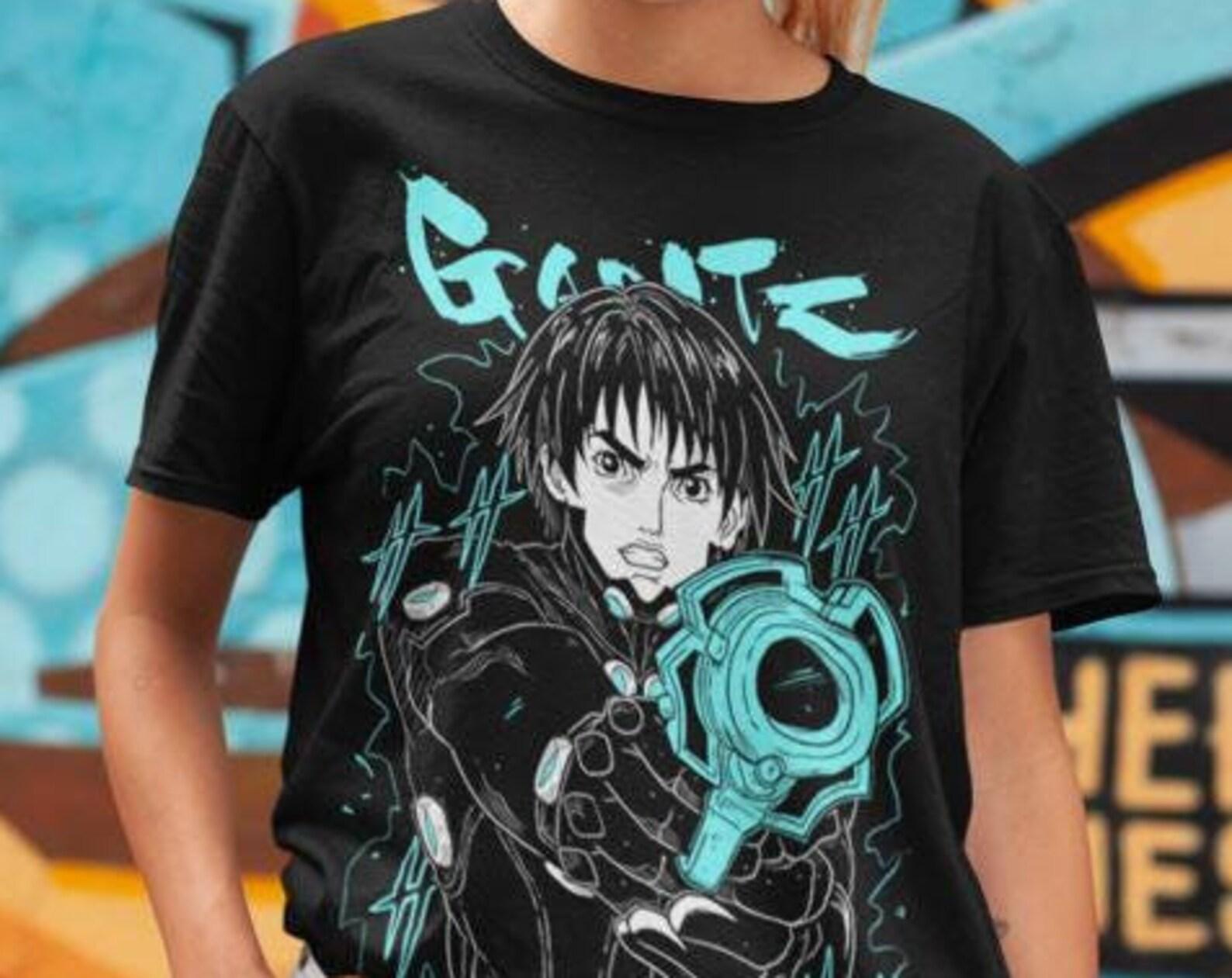 Unisex Gantz Kei Kurono Anime T shirt, Manga Otaku Shirt, Gantz: O Reika Shimohira Anime T shirt, Manga Waifu Shirt 4XL