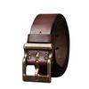 High-End Light Luxury Retro Pure Handmade First Layer Cowhide Belt Men'S Fashion Versatile Leather Belt Male Internet Celebrities