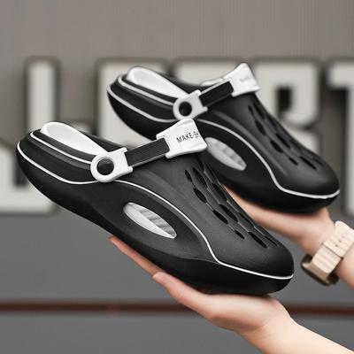 Sommer Herren Clogs Sportsandalen Herren Freizeitschuhe Dicke Sohle Abriebfeste Sandale für Herren Outdoor Strand Zehensandale