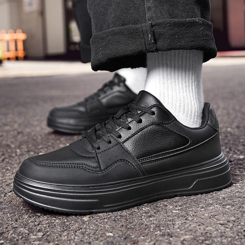Men's Sports Shoes Soft Sole Ultra Lightweight Breathable Non-slip Wear-resistant Large Size Genuine Leather Sports Shoes