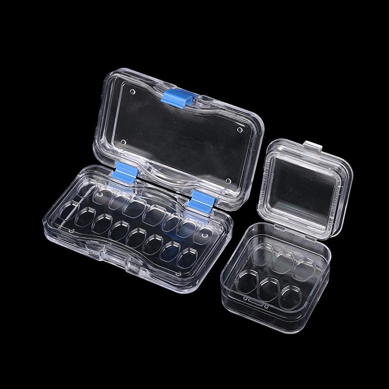 

6/16Grids Dental Tooth Storage Box With Film Membrane Denture Molar Braces Box A1