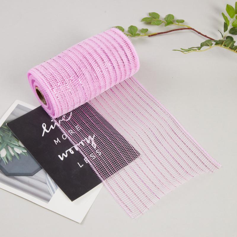 Christmas Tree Net Ribbon & Bow Set for DIY Decoration
