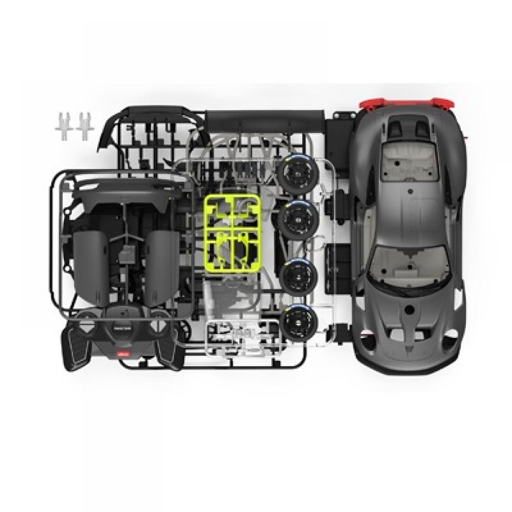 Doyo  R C poRsChe 911 Gt2 Rs Cs25 1 18 Model Kit