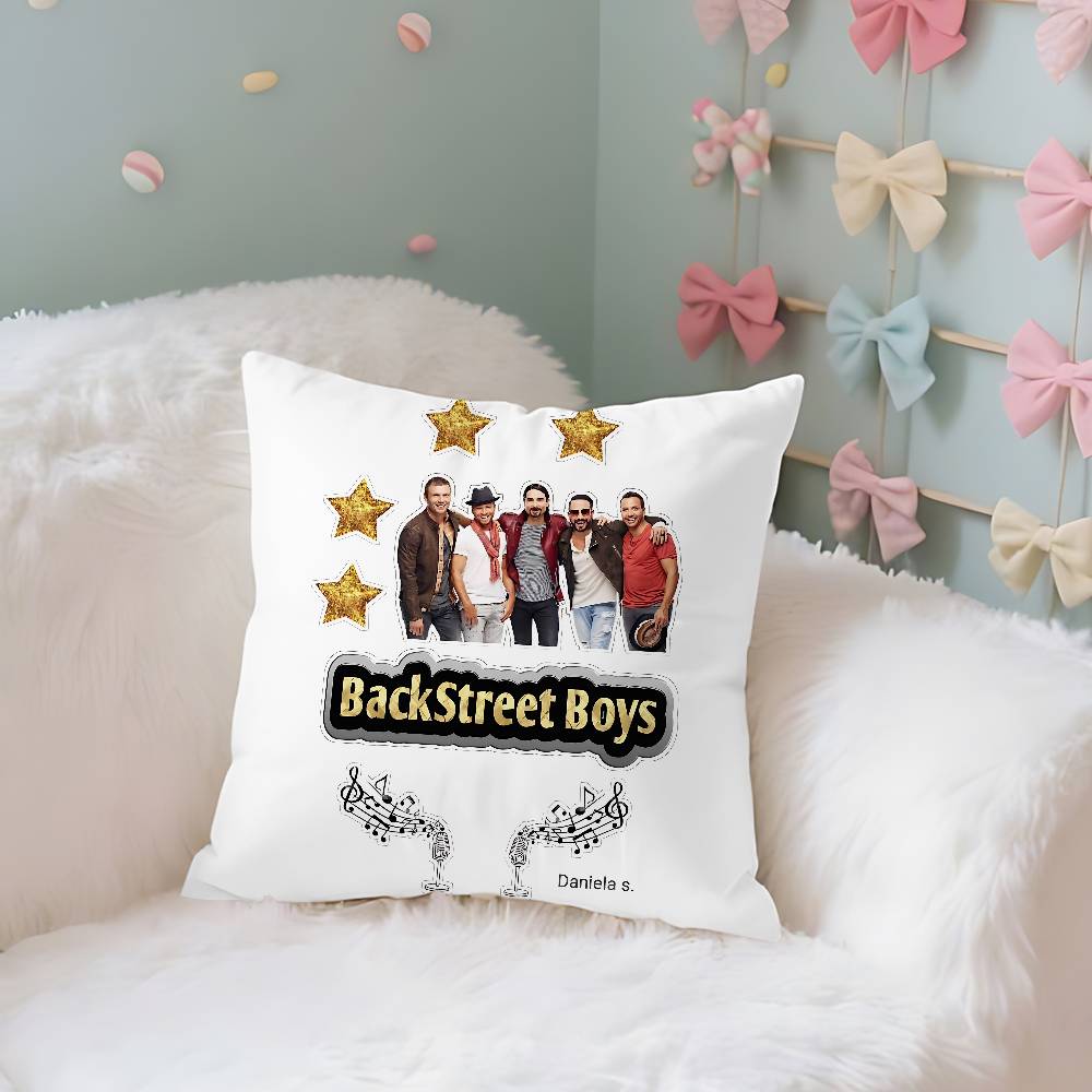 BBackstreet BBoys BSB Case Plush Fabric Soft Pillowcase Double Sided Print Cushion Cover Household Gifts