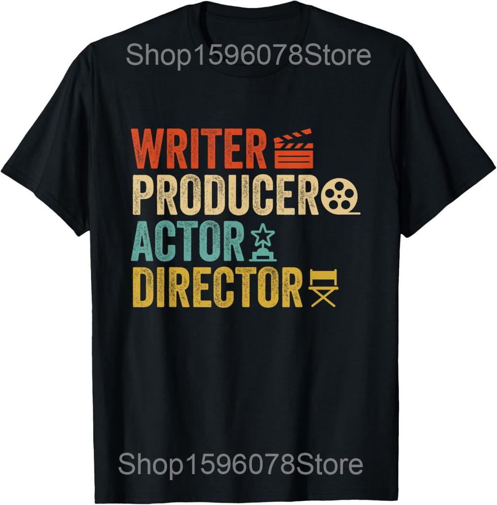 Because Im The Director Thats Why Filmmaker Writer T Shirts Men Humor Streetwear Tee Short Sleeve Unisex Loose Clothing