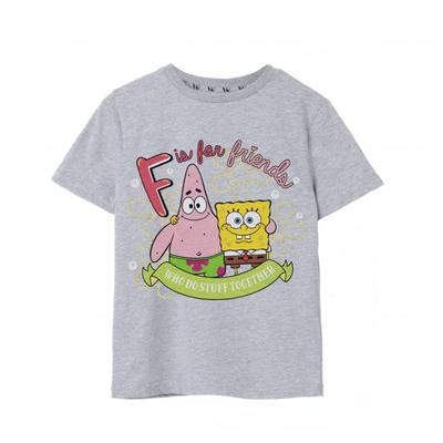 SpongeBob SquarePants Girls F Is For Friends T-Shirt