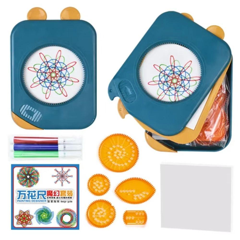 Drawing Rulers Magic Spirograph Drawing Toys Geometric Ruler Drafting Tools  Primary School