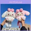 Plush My Melody Backpack For Daily Use With Zipper Closure And Mobile Pocket