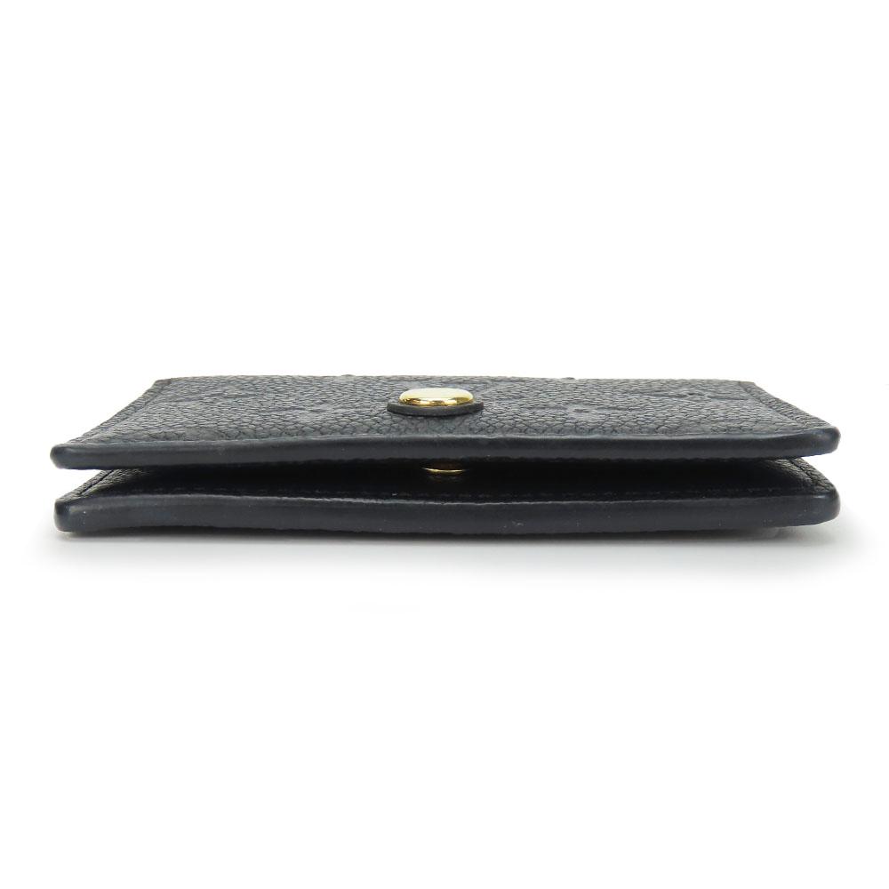 Used LOUIS VUITTON Card Case Unveil Cult M58456 Devisit Monogram Ann Platt Noir black Bifold Wallet