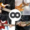 Stoooduo Guitar Strap Locks Set of 10 Silicone Guitar Strap Stop Straps Lock Pins Strap Pins Musi...
