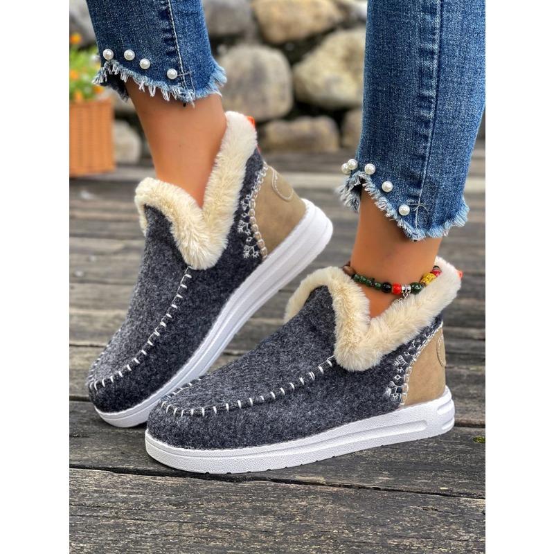 

Зимние ботинки большого размера для женщин, новые осенне-зимние, бархатные, утолщенные, легкие, теплые, хлопковые туфли для женщин 43 темно-серого