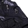 Chaleco Infantil para Niños Chaleco Chaqueta para Niños Primavera Otoño Liso Chaleco Infantil Niño Cuero PU Sin Mangas Ropa Exterior