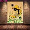 Goddess Mushroom And Witch Wall Art Decor Goddess Fairy Woman Witchy Psychedelic Vintage Poster And Prints Home Decoration No Frame