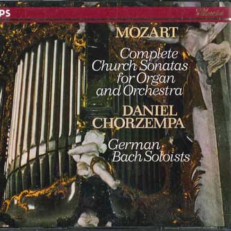 

CD DANIEL CHORZEMPA - Mozart Church Sonatas 4202582 PHILIPS Non Japan Classical Used