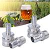 4pcs G1 2in Male Thread Stainless Steel Quick Connector Adapter for Home Brewing Beer