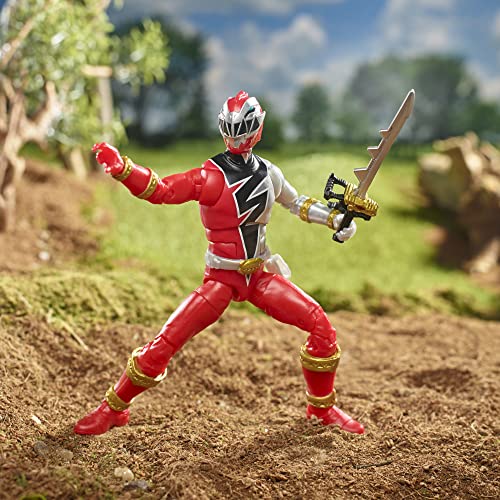 Power Rangers Lightning Collection Dino Fury Red Ranger 6-inch Premium Collectible Action Figure Toy