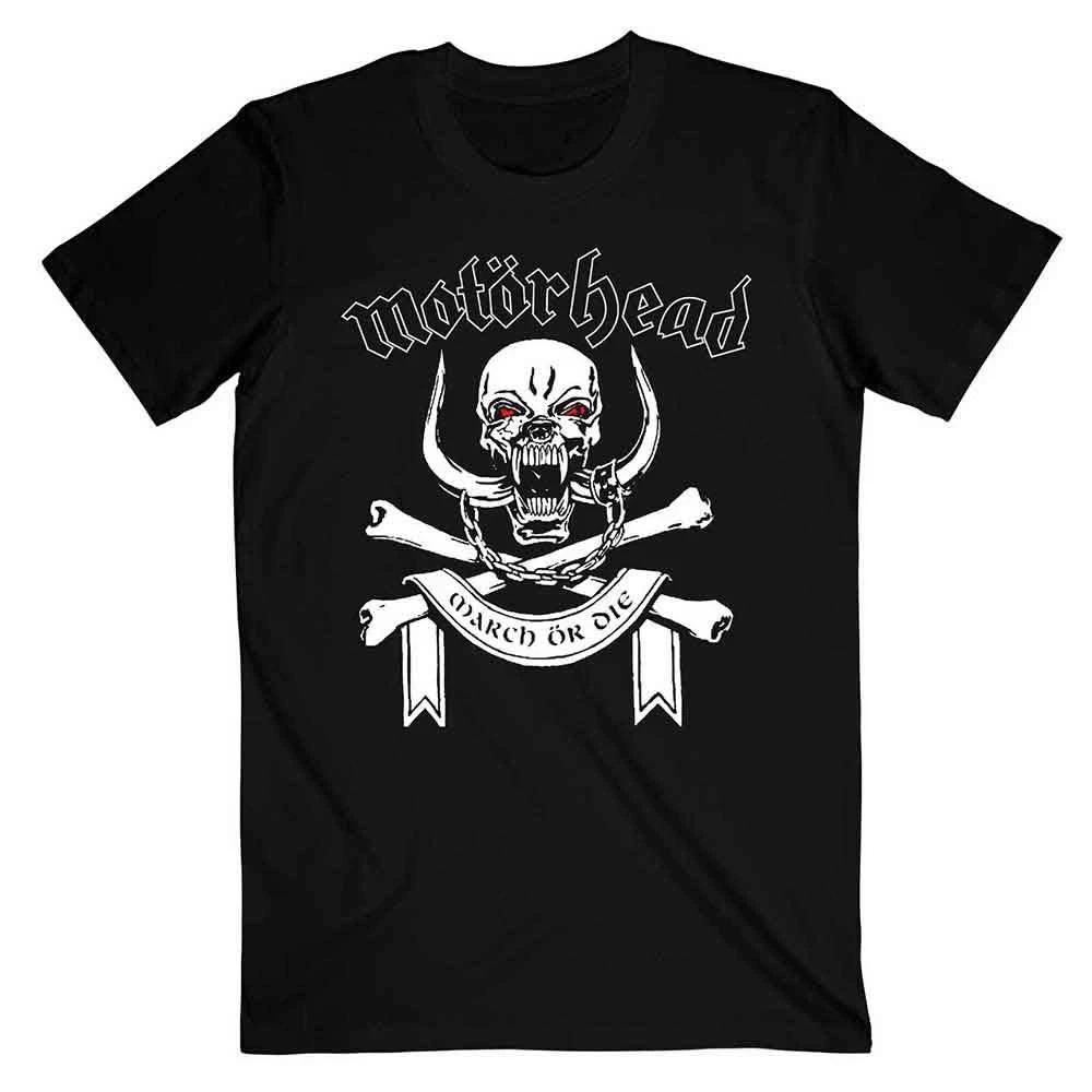 

Motorhead March Or Die Lyrics 100% Cotton T-shirt Mens Womens Tees Top S