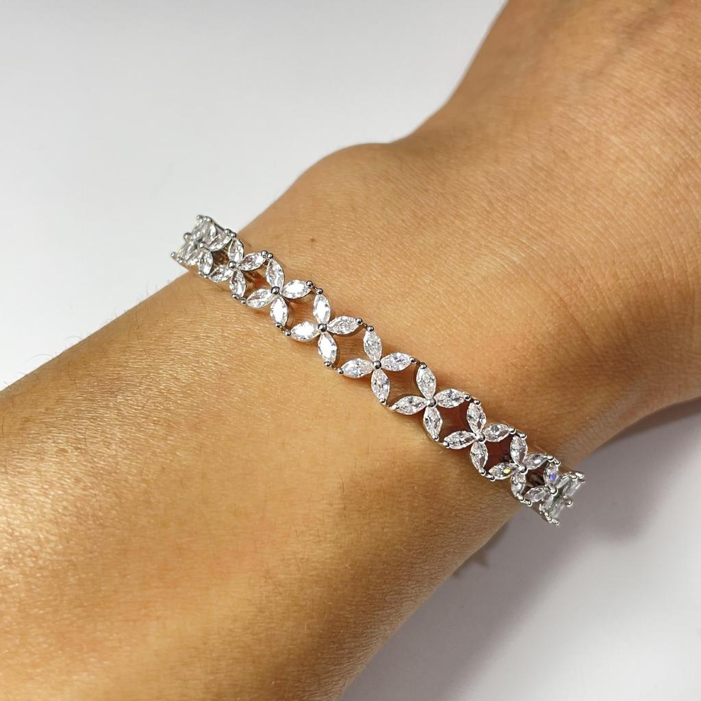 Four-petal Flower Light Luxury and High-end Four-leaf Clover Bracelet