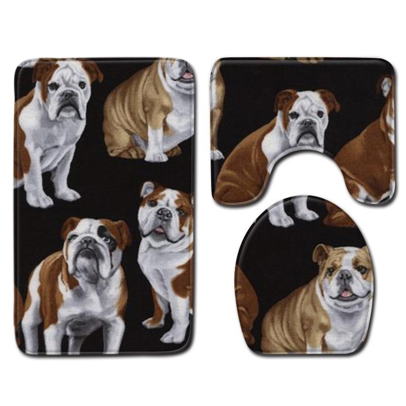 Animal Tree Print Bathroom Decorative Carpet Non-Slip Floor Mat Door Mat