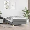 Vidaxl Bed Frame Without Mattress, Dark Gray, 80X200 Cm, Upholstered
