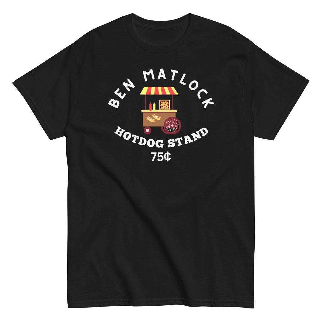 Ben Matlock Hotdog Stand - Funny Matlock Shirt - Classic TV Show - Unisex