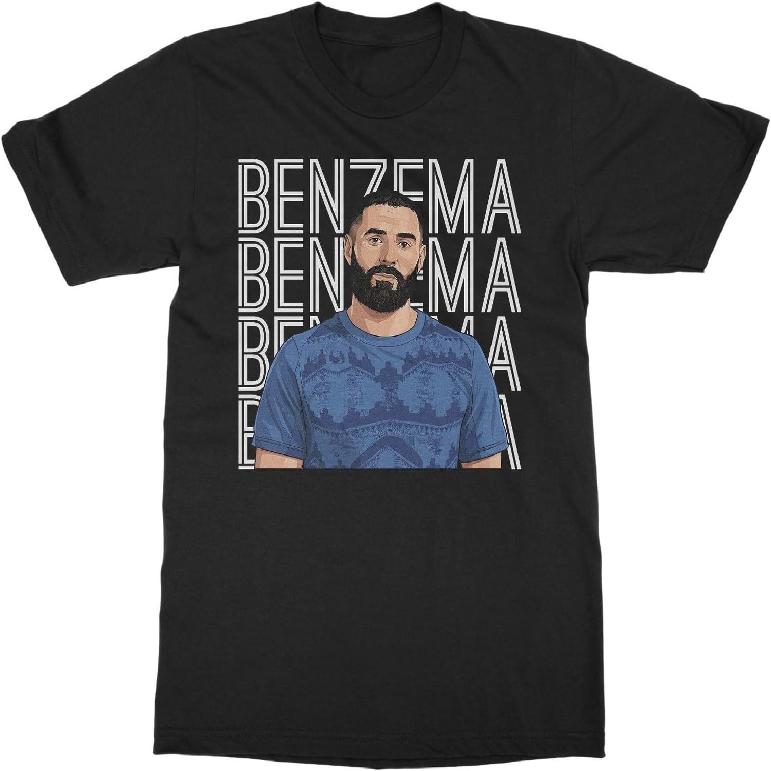 Tutiinca Benzema-Inspired Stacked Graphic - New Team Tribute Unisex T-Shirt S
